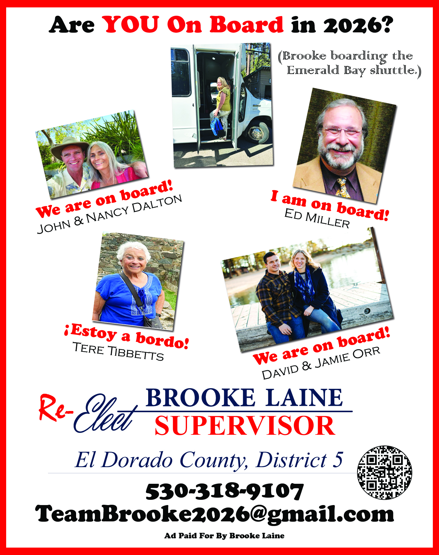 Vote Brooke Laine - Primary Elections El Dorado County District V 2022
