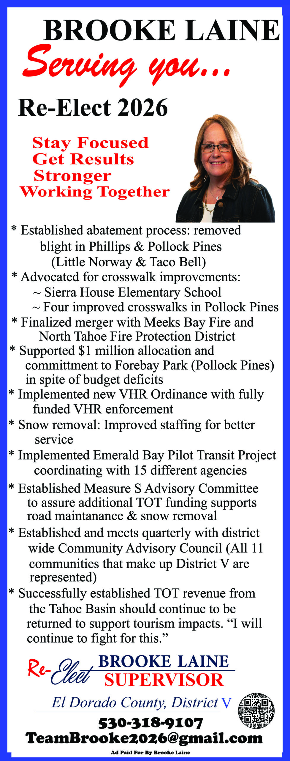 Brooke Laine Accomplishments Ad FP